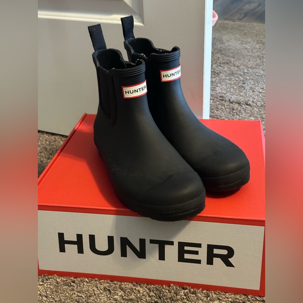 Hunter Black Rain Boots